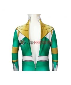 OneHeroSuits Kids Green Power Ranger Cosplay Suit Expert-level Cosplay Bodysuit & Zentai