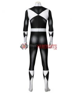 OneHeroSuits Black Power Rangers Suit Power Ranger Black Spandex Cosplay Costume