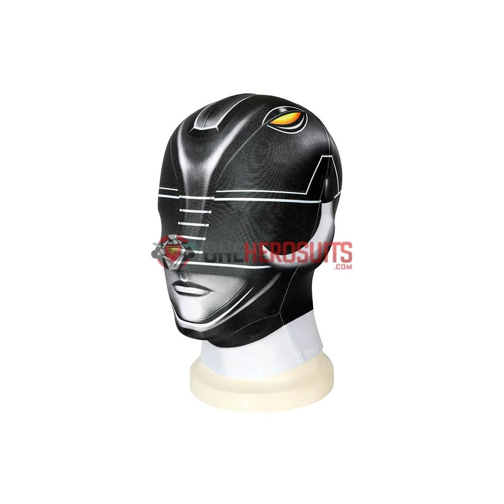 OneHeroSuits Black Power Rangers Suit Power Ranger Black Spandex Cosplay Costume