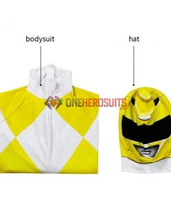 OneHeroSuits Expert-level Cosplay Bodysuit & Zentai Kids Yellow Power Ranger Cosplay Suit Gifts For Children