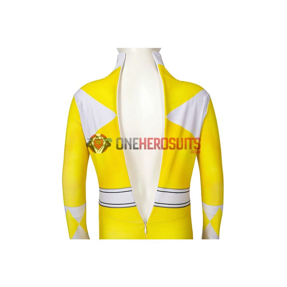 OneHeroSuits Expert-level Cosplay Bodysuit & Zentai Kids Yellow Power Ranger Cosplay Suit Gifts For Children