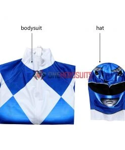 OneHeroSuits Kids Blue Power Ranger Cosplay Suit Gifts For Children Expert-level Cosplay Bodysuit & Zentai