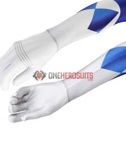 OneHeroSuits Expert-level Cosplay Bodysuit & Zentai Blue Power Ranger Cosplay Suit Spandex Power Rangers Costumes Lightweight