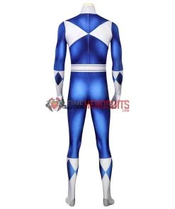 OneHeroSuits Expert-level Cosplay Bodysuit & Zentai Blue Power Ranger Cosplay Suit Spandex Power Rangers Costumes Lightweight