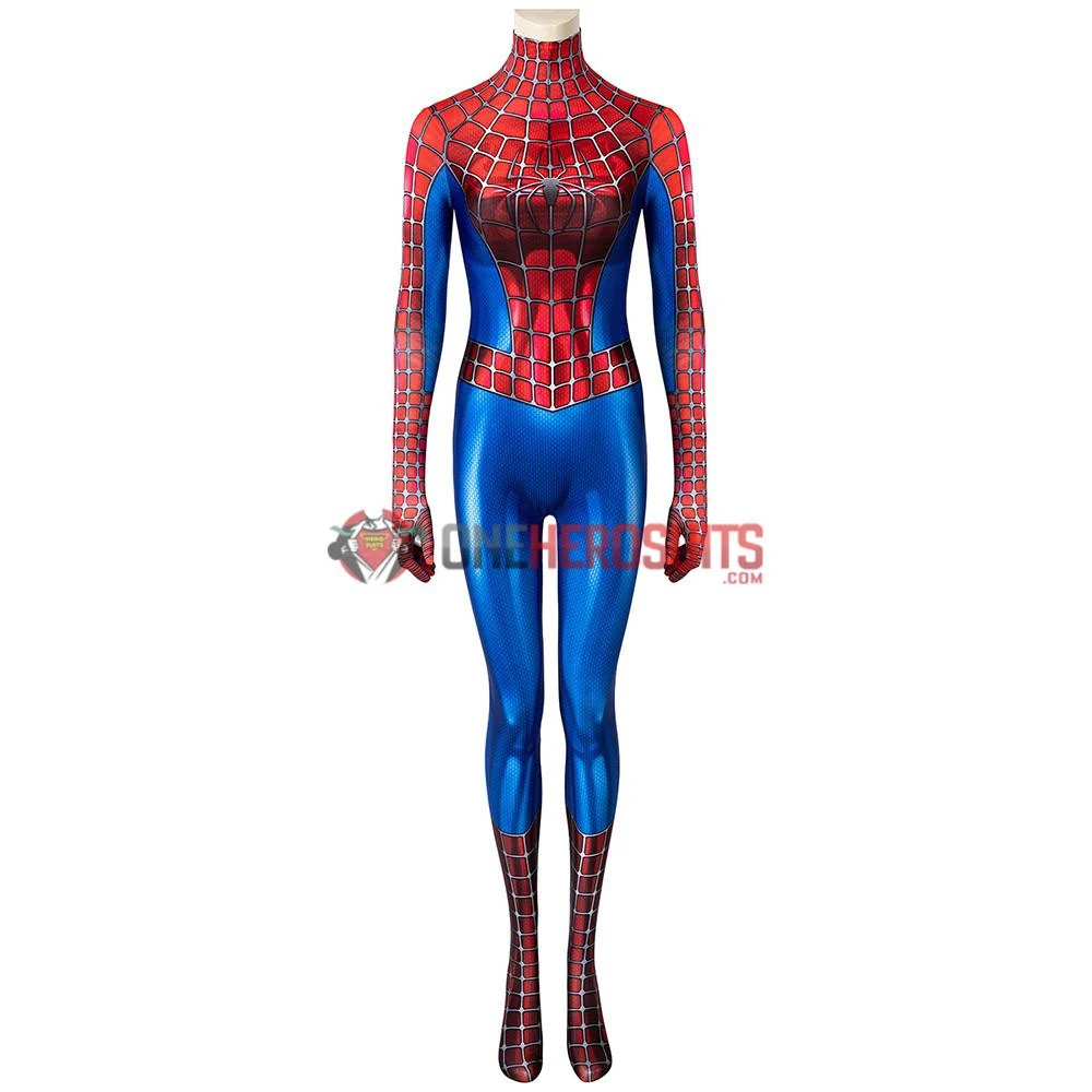 OneHeroSuits Zentai/Jumpsuit Spider-man Cosplay Suit For Ladies Classic Tobey Maguire Spandex Costume