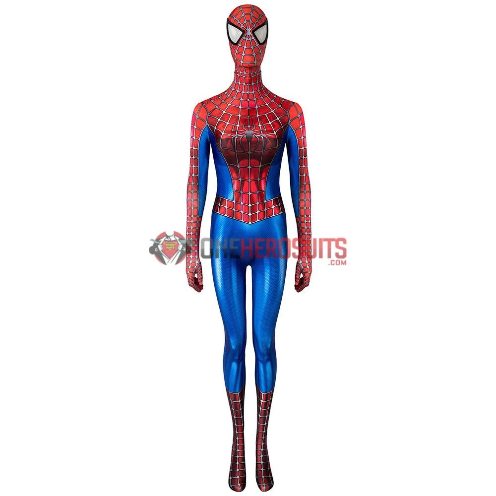 OneHeroSuits Zentai/Jumpsuit Spider-man Cosplay Suit For Ladies Classic Tobey Maguire Spandex Costume