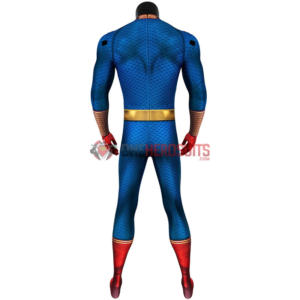 OneHeroSuits Expert-level Cosplay Bodysuit & Zentai The Boys Homelander Cosplay Costume Detail Printed Edition