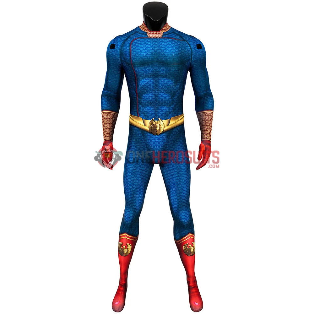OneHeroSuits Expert-level Cosplay Bodysuit & Zentai The Boys Homelander Cosplay Costume Detail Printed Edition