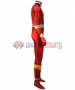 1herosuits The Red Ranger Cosplay Costume KISHIRYU SENTAI RYUSOULGER Spandex Suit Costumes