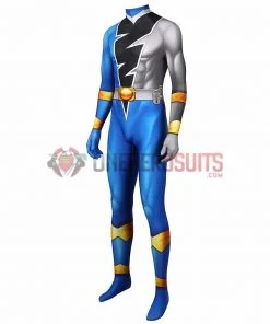 1herosuits The Blue Ranger Cosplay Costume Ryusoul Blue Spandex Suit