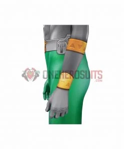 1herosuits Costumes The Green Ranger Cosplay Costume Ryusoul Green Spandex Suit