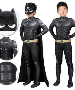 OneHeroSuits Entry-level Cosplay Bodysuit & Zentai Kids Batman Bruce Wayne Cosplay Suit The Dark Knight Rises Spandex BodySuit