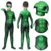 OneHeroSuits Kids Green Lantern Cosplay Costume Hal Jordan Jumpsuit Expert-level Cosplay Bodysuit & Zentai