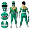 OneHeroSuits Kids Green Power Ranger Cosplay Suit Expert-level Cosplay Bodysuit & Zentai