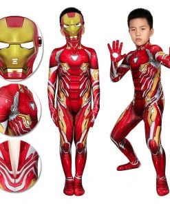 OneHeroSuits Kids Iron-man Spandex Cosplay Suit Ideas For Children Halloween Cosplay