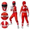OneHeroSuits Kids Red Power Ranger Cosplay Suit Christmas Gifts For Children Expert-level Cosplay Bodysuit & Zentai