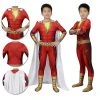 OneHeroSuits Kids Shazam Cosplay Suit Fury Of The Gods Spandex BodySuit Entry-level Cosplay Bodysuit & Zentai