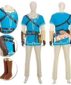OneHeroSuits Link Cosplay Costumes The Legend Of Zelda Breath Of The Wild Top Level Suit