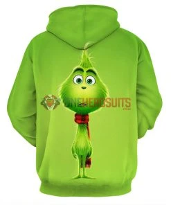 OneHeroSuits Little Grinch Hoodies The Grinch Christmas Printed Hooded Sweatshirt