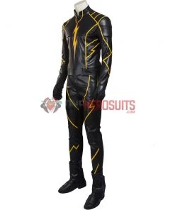 OneHeroSuits Costumes The Rival Cosplay Boots The Flash Season 3 Black Boots