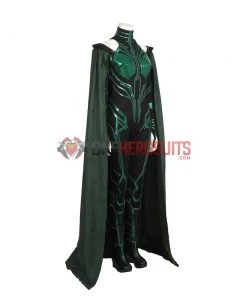 OneHeroSuits Hela Cosplay Costumes Thor Ragnarok Cosplay Suits Green Chest Version