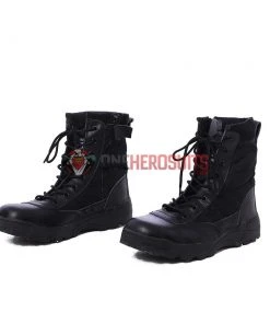 OneHeroSuits Costumes Leon Scott Kennedy Cosplay Boots Resident Evil 2 Remake R.P.D. Shoes