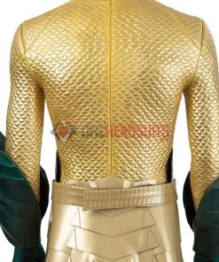 OneHeroSuits Aquaman Cosplay Costumes King Of The Seven Seas Golden Suits