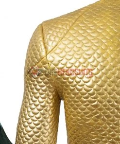 OneHeroSuits Aquaman Cosplay Costumes King Of The Seven Seas Golden Suits