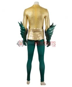 OneHeroSuits Aquaman Cosplay Costumes King Of The Seven Seas Golden Suits