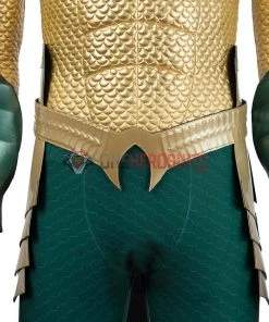 OneHeroSuits Aquaman Cosplay Costumes King Of The Seven Seas Golden Suits