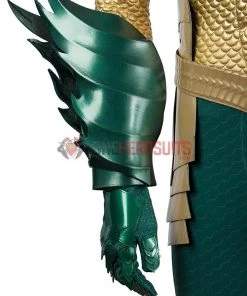 OneHeroSuits Aquaman Cosplay Costumes King Of The Seven Seas Golden Suits