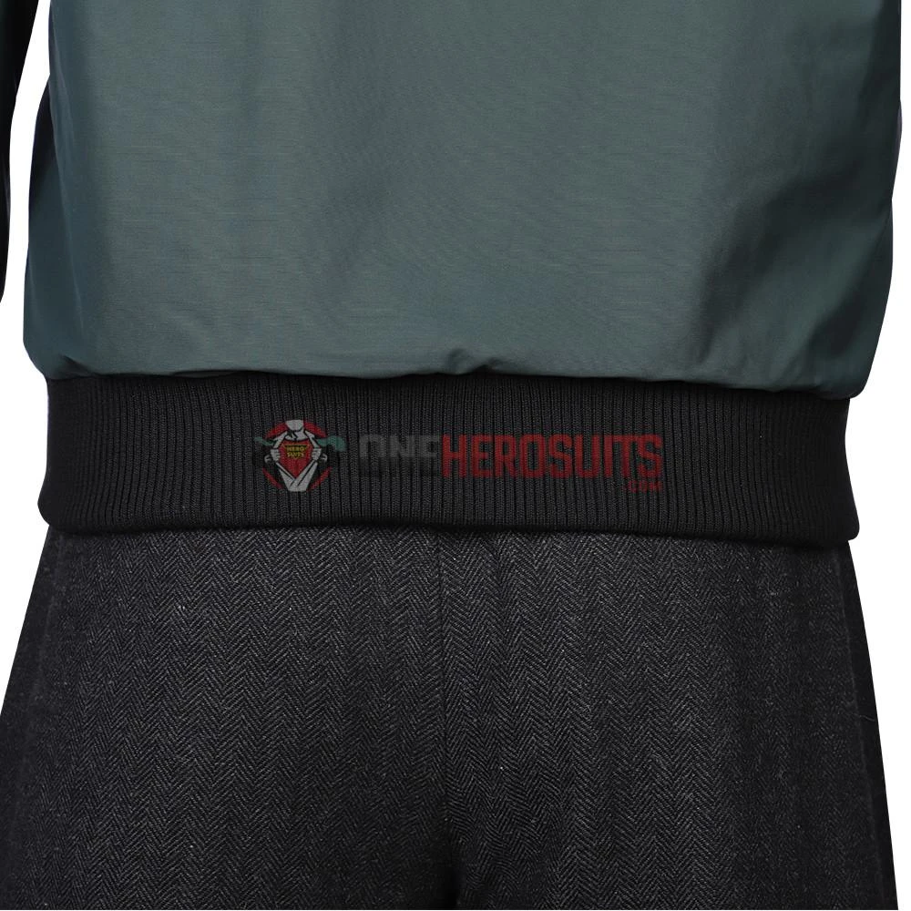 OneHeroSuits Miles Morales Cosplay Costumes Spider Man Into The Spider Verse Miles Green Coat