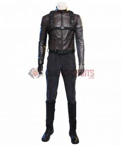 1herosuits Bucky Barnes Cosplay Boots Winter Soldier Cosplay Shoes
