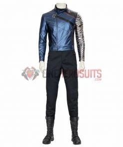 OneHeroSuits The Falcon And The Winter Soldier Cosplay Costumes The Winter Soldier Leather Suit