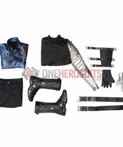 OneHeroSuits The Falcon And The Winter Soldier Cosplay Costumes The Winter Soldier Leather Suit