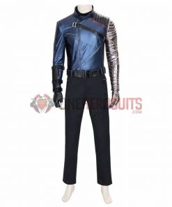 OneHeroSuits The Falcon And The Winter Soldier Cosplay Costumes The Winter Soldier Leather Suit