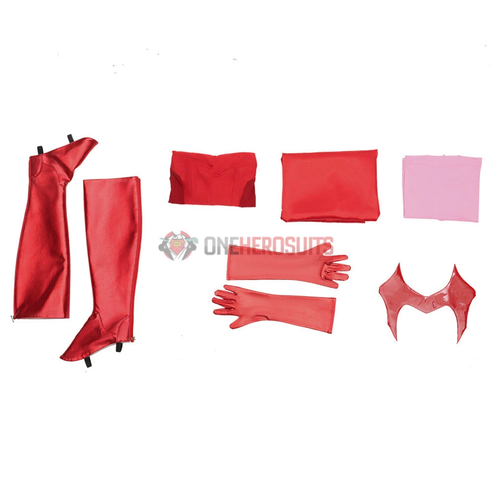 2021 WandaVision Wanda Cosplay Costume OneHeroSuits