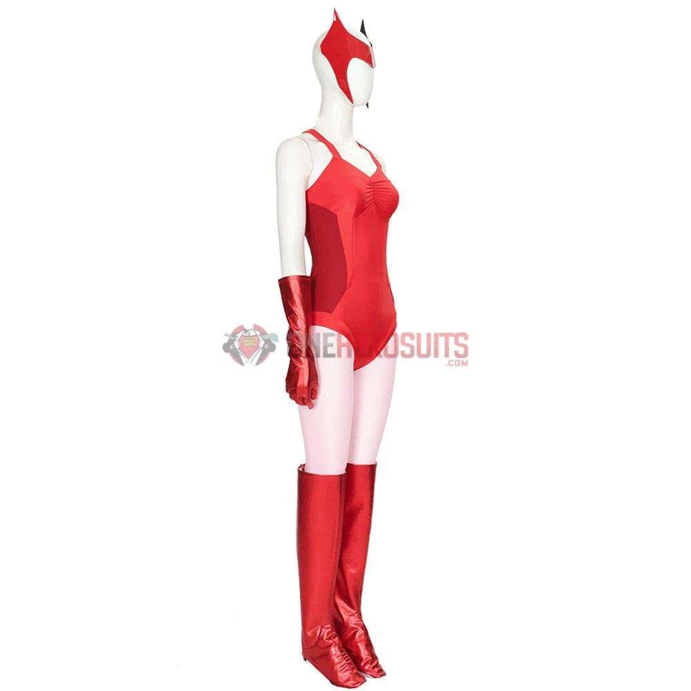 2021 WandaVision Wanda Cosplay Costume OneHeroSuits
