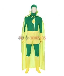 2021 WandaVision Vision Cosplay Costume OneHeroSuits