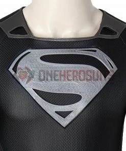 Justice League Superman Cosplay Costumes Superman Black OneHeroSuits