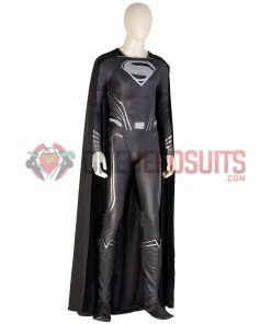 Justice League Superman Cosplay Costumes Superman Black OneHeroSuits