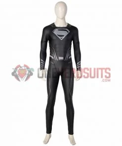 Justice League Superman Cosplay Costumes Superman Black OneHeroSuits