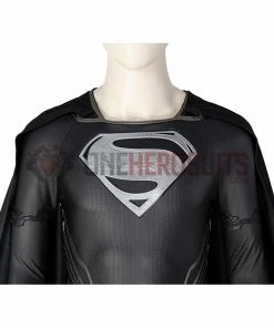 Justice League Superman Cosplay Costumes Superman Black OneHeroSuits