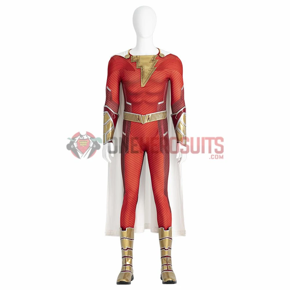 OneHeroSuits Shazam 2 Cosplay Costumes Shazam Fury Of The Gods Suits