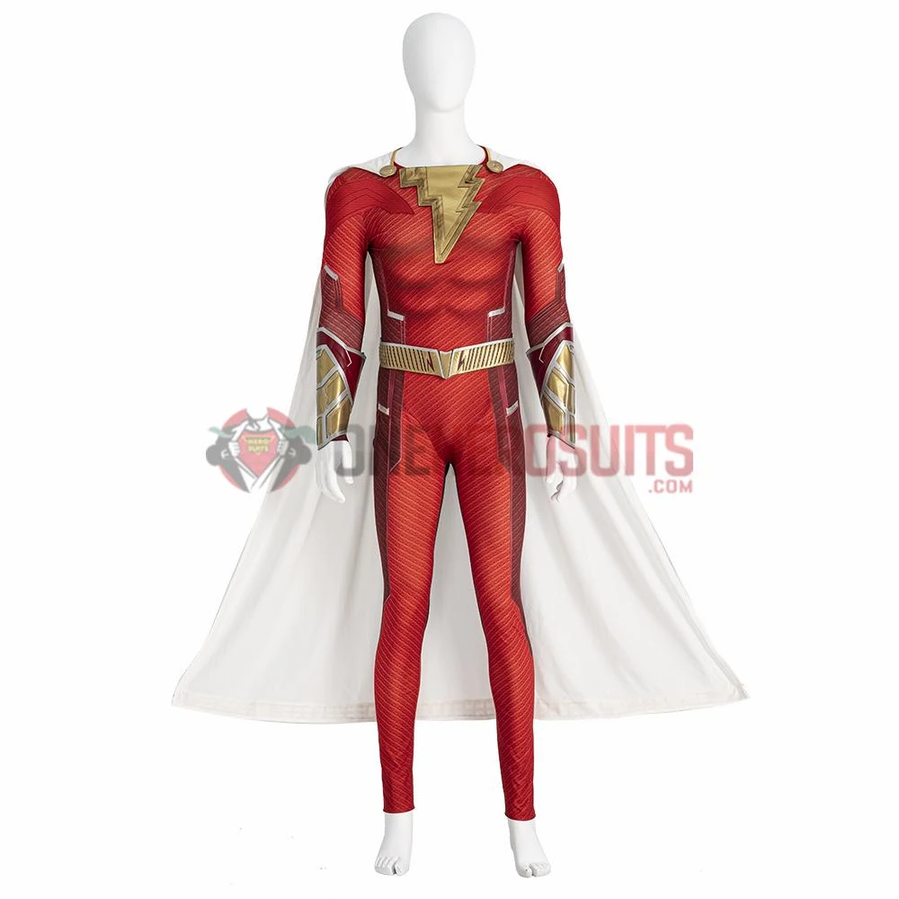 OneHeroSuits Shazam 2 Cosplay Costumes Shazam Fury Of The Gods Suits