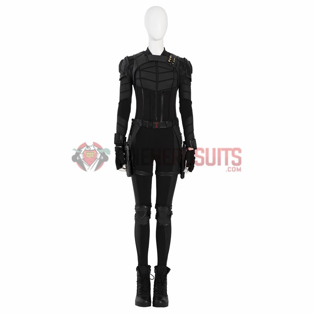 OneHeroSuits Black Widow 2021 Cosplay Costumes Yelena Belova Black Top Level Suit