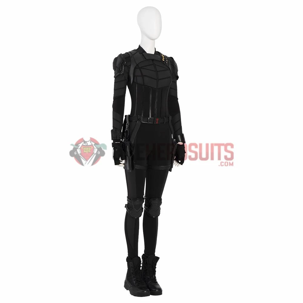 OneHeroSuits Black Widow 2021 Cosplay Costumes Yelena Belova Black Top Level Suit