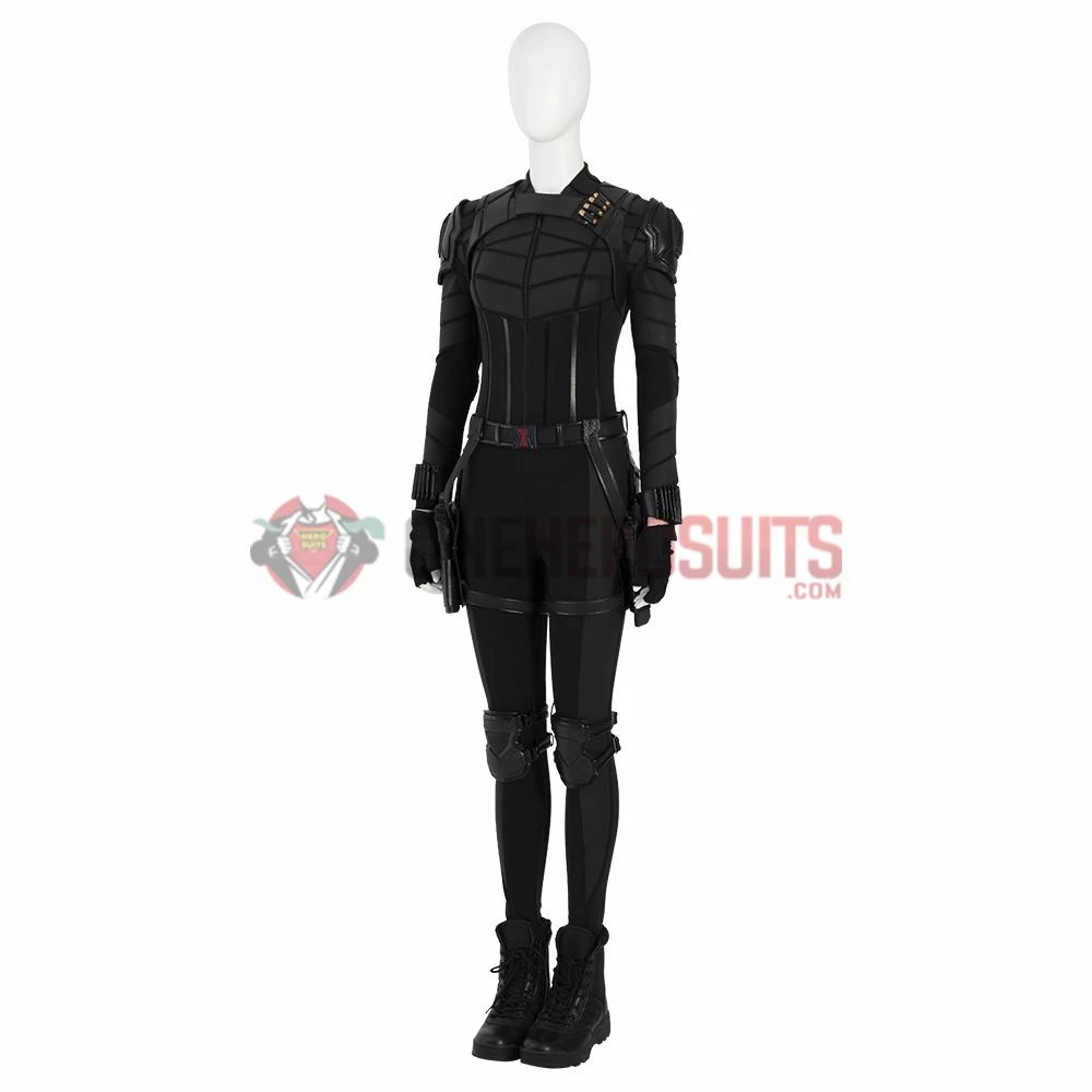OneHeroSuits Black Widow 2021 Cosplay Costumes Yelena Belova Black Top Level Suit