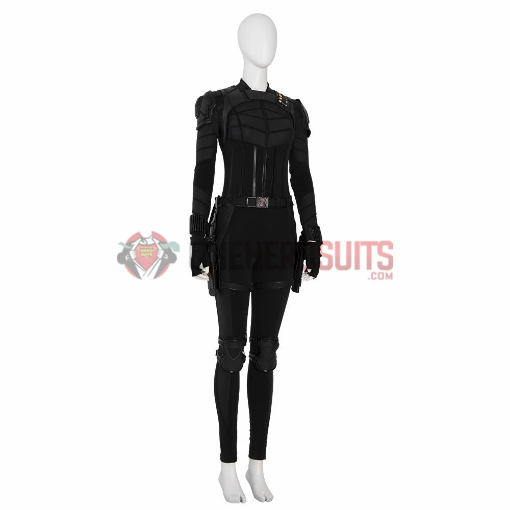 OneHeroSuits Black Widow 2021 Cosplay Costumes Yelena Belova Black Top Level Suit