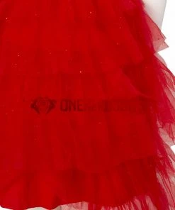 OneHeroSuits The Suicide Squad Red Dress Cosplay Costumes Harley Quinn Top Leval Suits